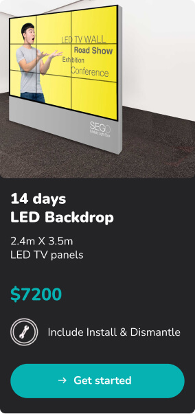 14 days LED Backdrop