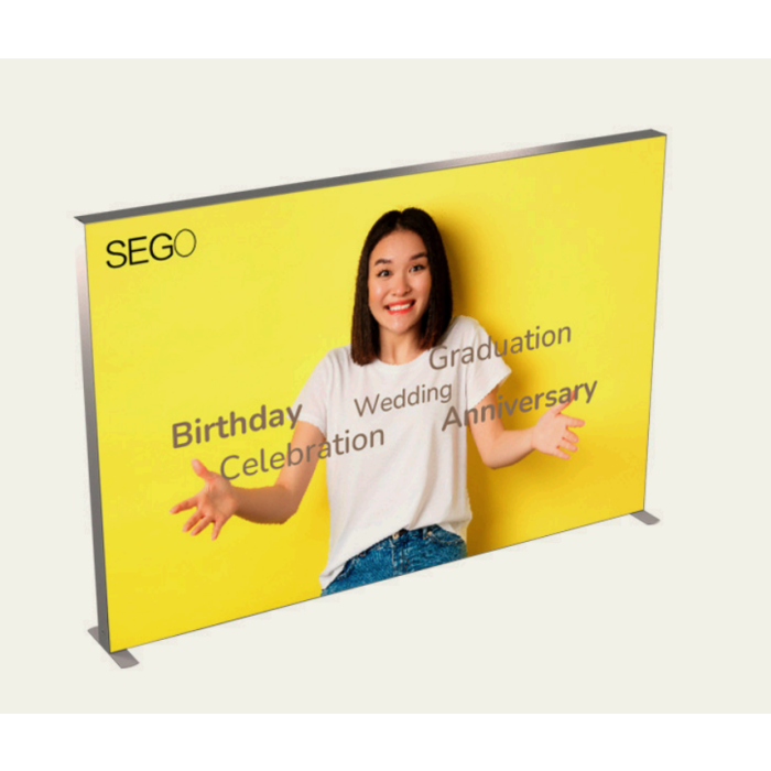 SEGO® 燈箱背幕 | 環保無PVC LED燈光佈景板 | 多尺寸雙面印刷